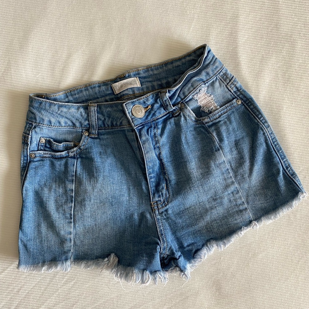 Sky and Sparrow Jean shorts